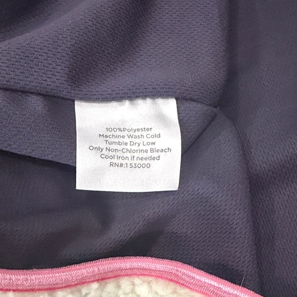 Ivory Ella Purple and Cream Hooded Sweatshirt - Picture 5 of 5